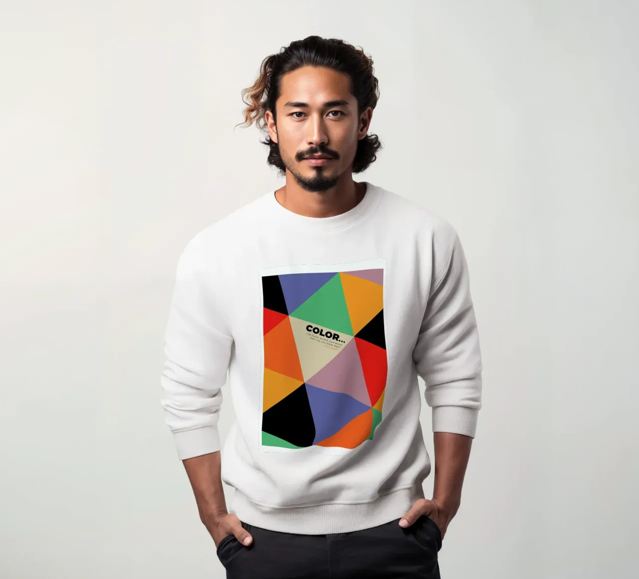 Harlequin Klee sweatshirt by Visual Philosophy