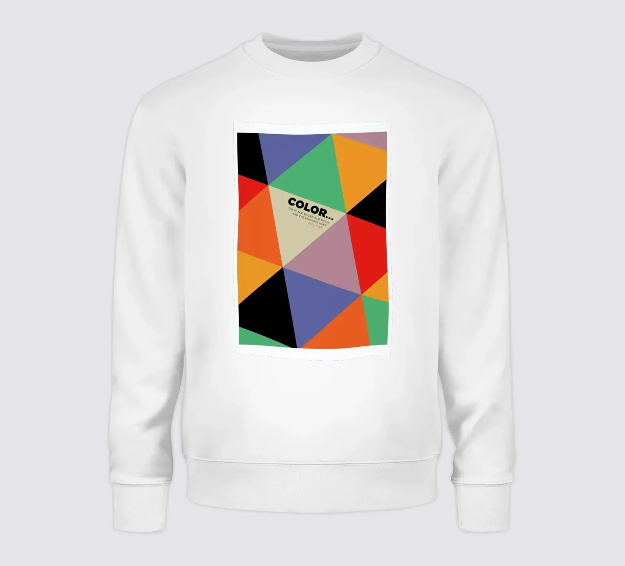Harlequin Klee sweatshirt by Visual Philosophy