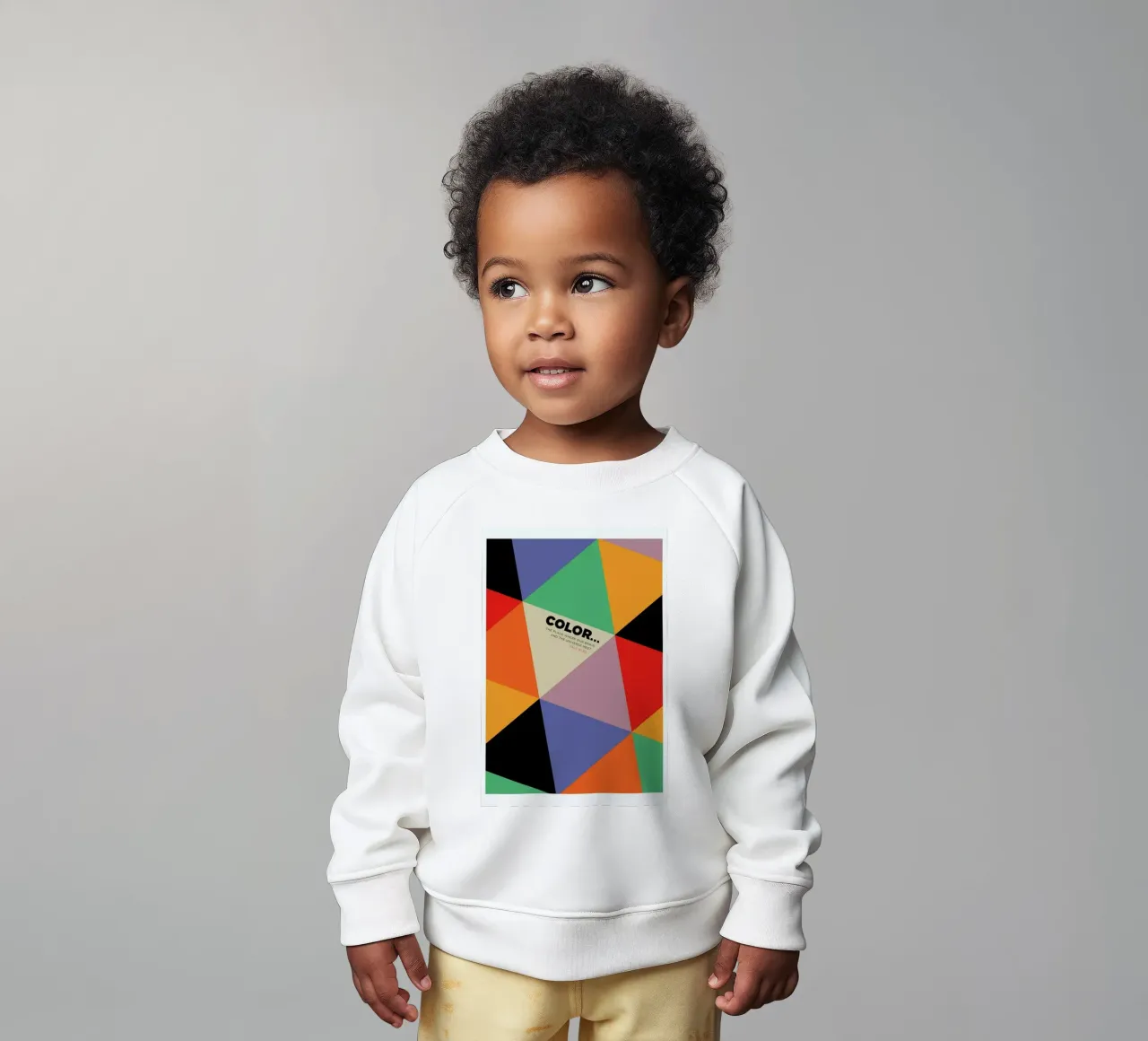 Harlequin Klee baby sweatshirt by Visual Philosophy