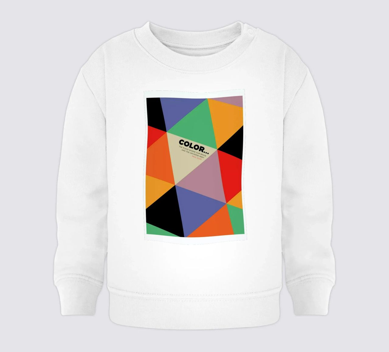 Harlequin Klee felpa neonato da Visual Philosophy