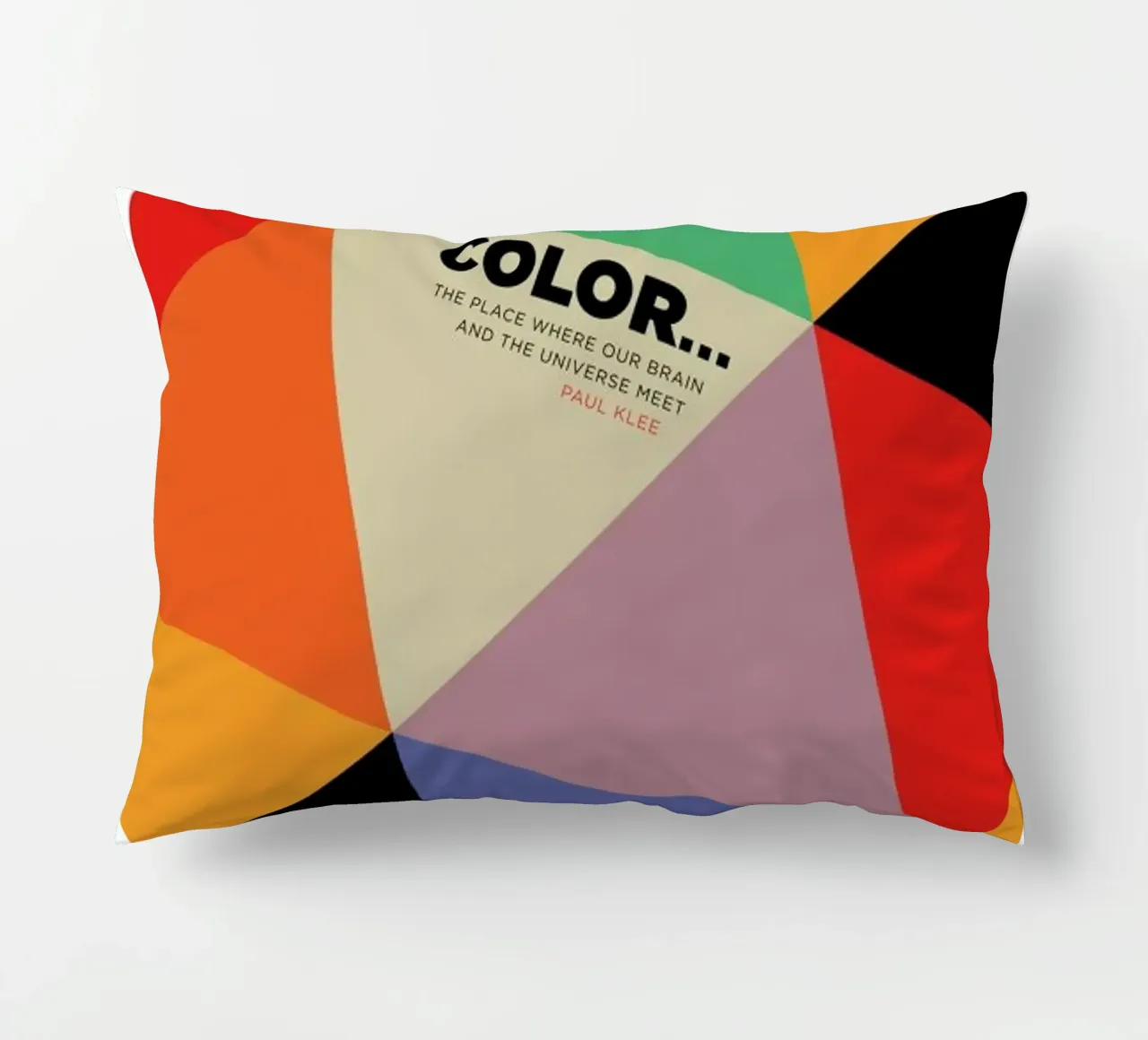 Harlequin Klee cuscino da Visual Philosophy