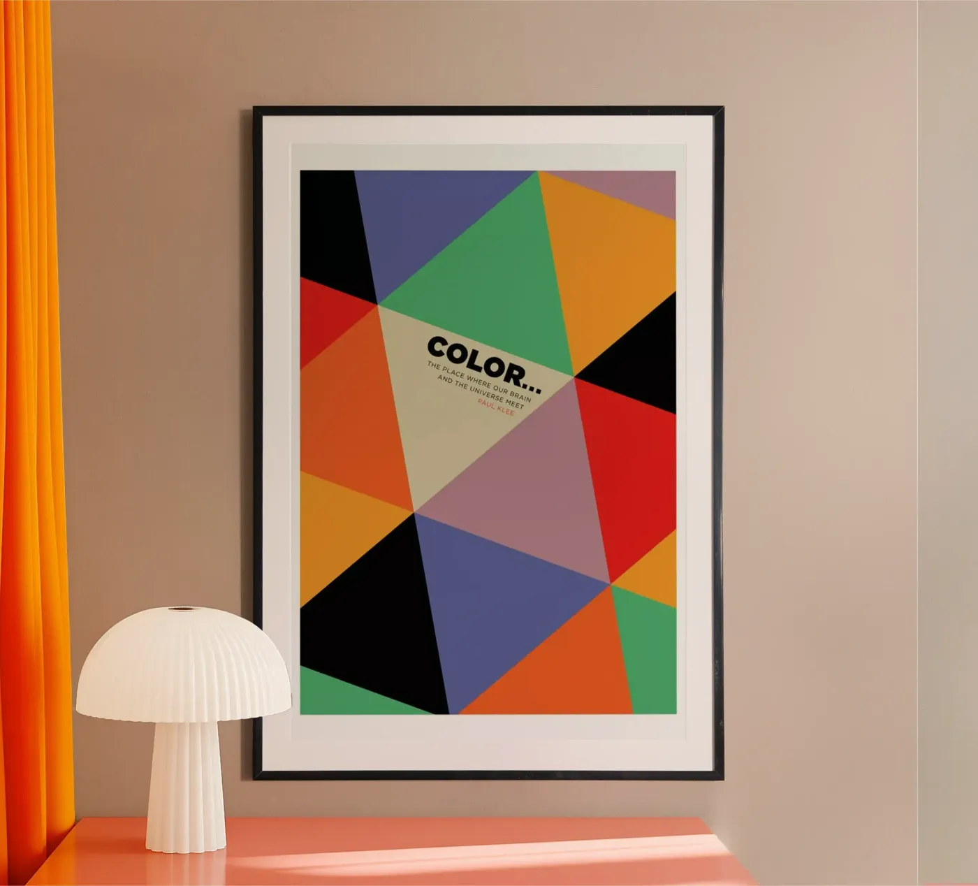 Harlequin Klee Poster von Visual Philosophy