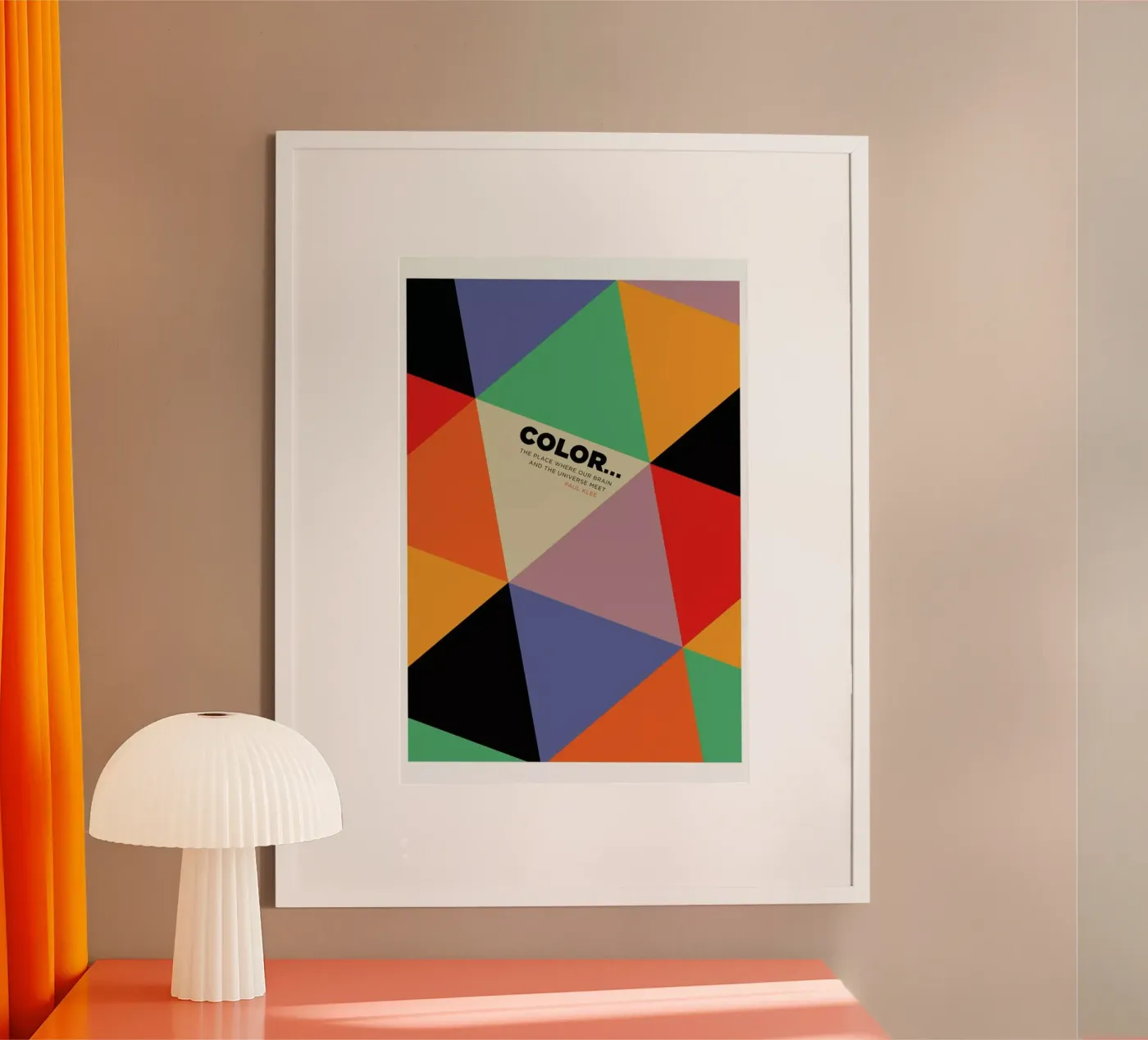 Harlequin Klee Poster von Visual Philosophy