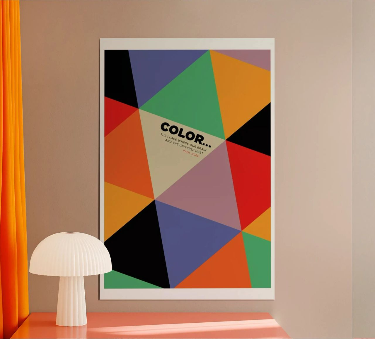 Harlequin Klee poster de Visual Philosophy