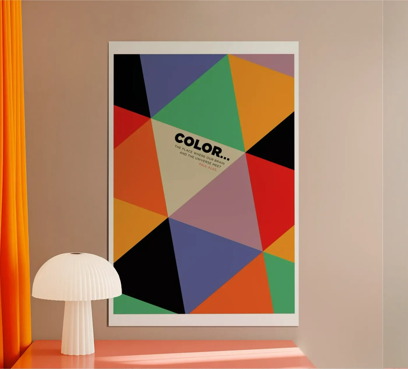 Harlequin Klee Poster von Visual Philosophy