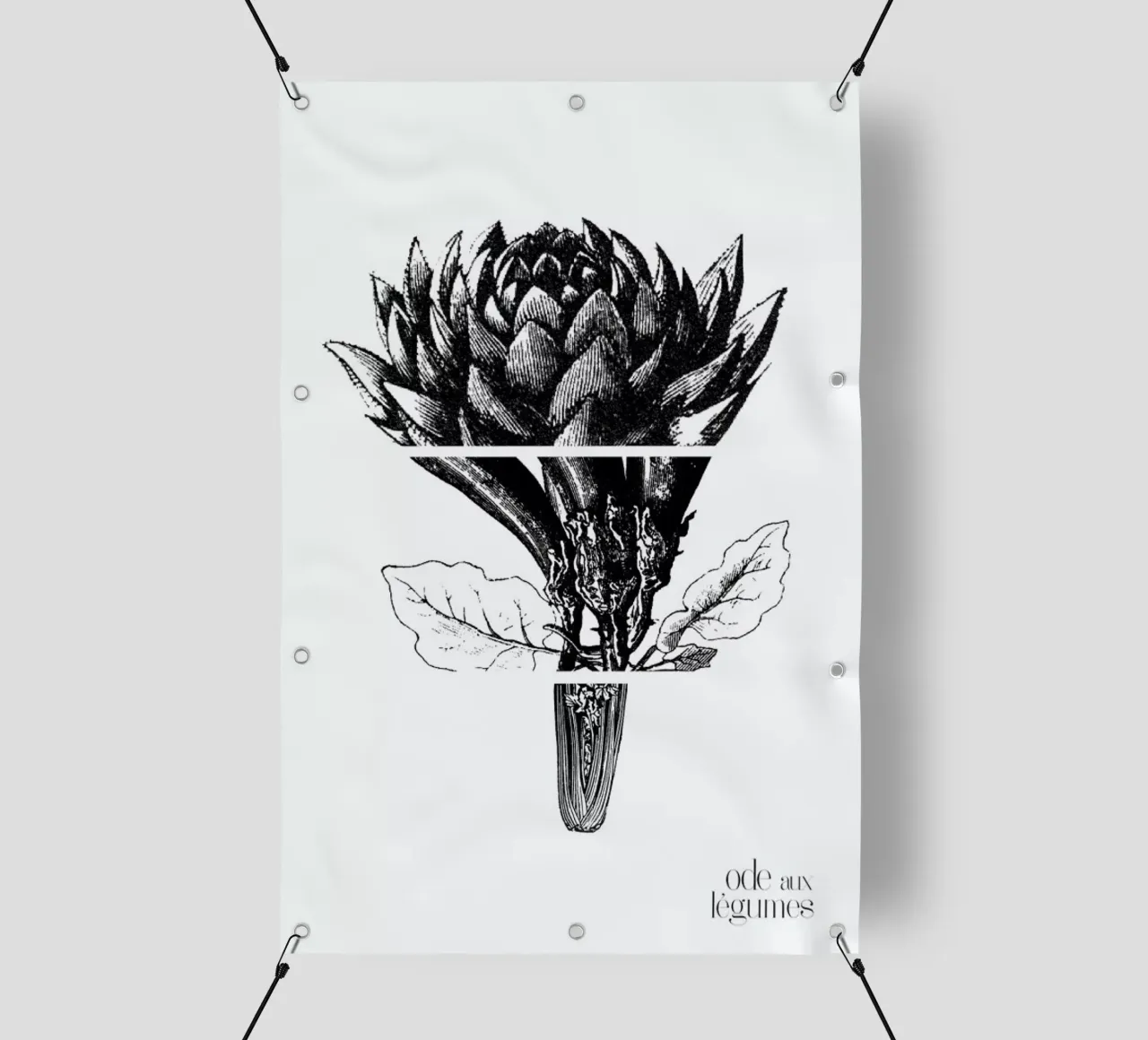Ode aux Légumes - 1 telo in pvc da BlauMaschine