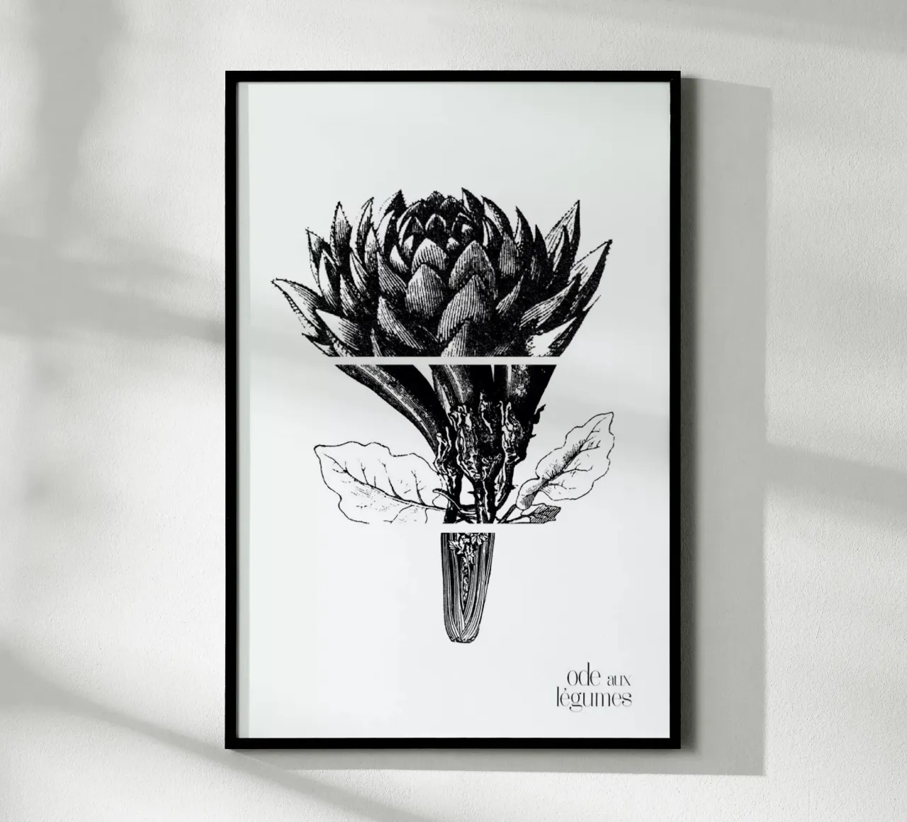 Ode aux Légumes - 1 poster con telaio in alluminio da BlauMaschine