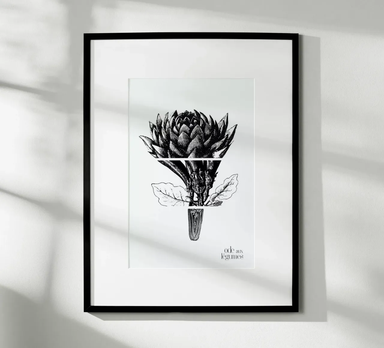 Ode aux Légumes - 1 poster con telaio in alluminio da BlauMaschine