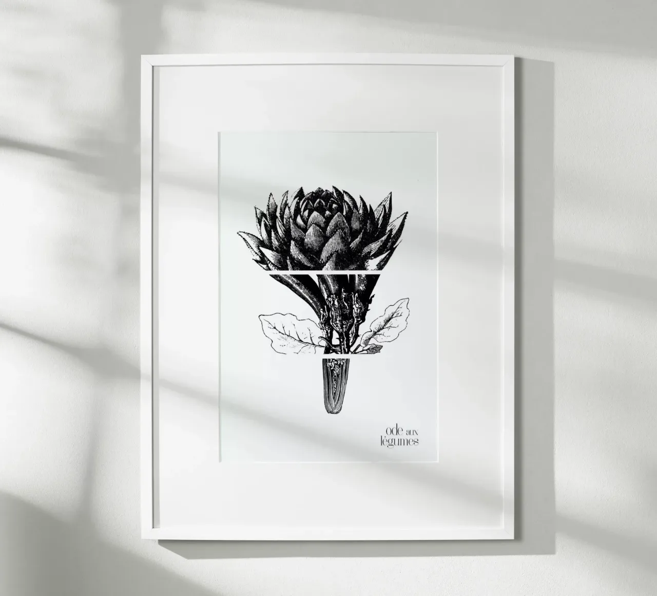 Ode aux Légumes - 1 poster con telaio in alluminio da BlauMaschine