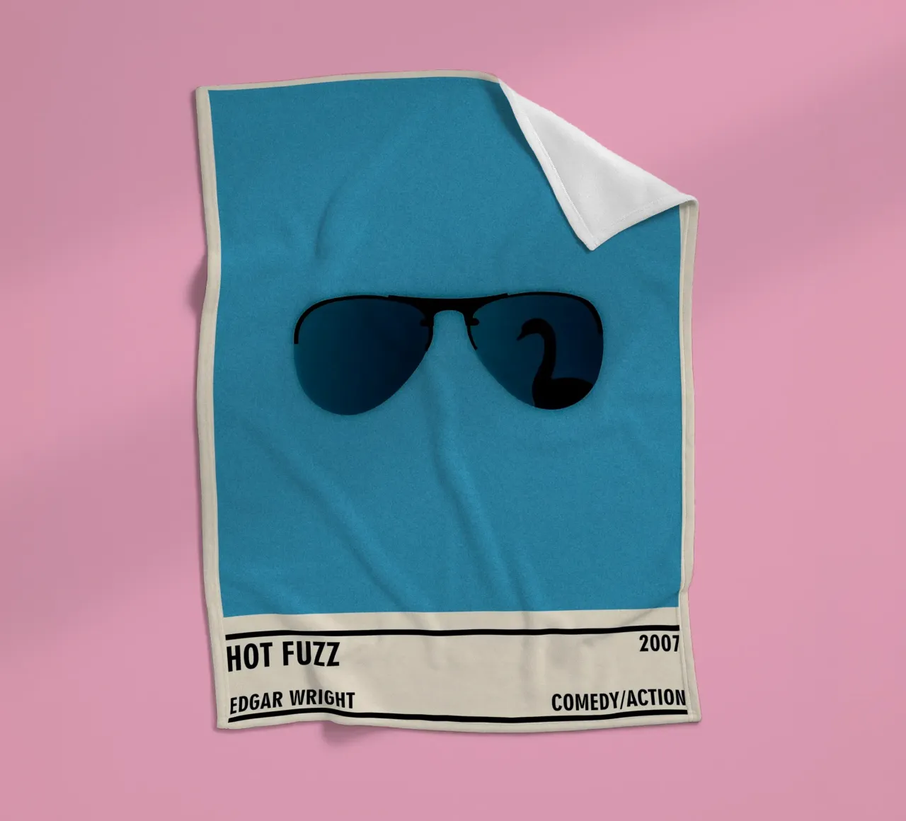 Hot Fuzz coperta in pile da TheArtstudio