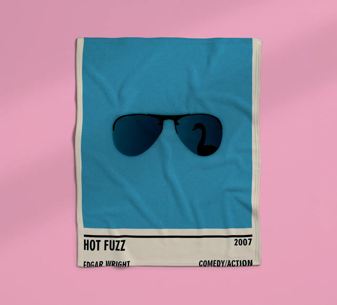 Hot Fuzz coperta in pile da TheArtstudio