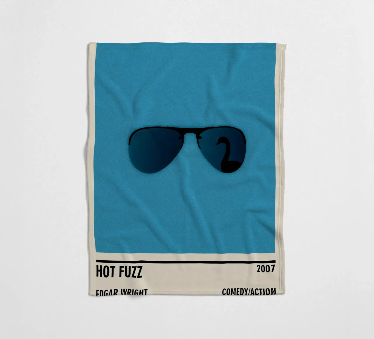 Hot Fuzz coperta in pile da TheArtstudio