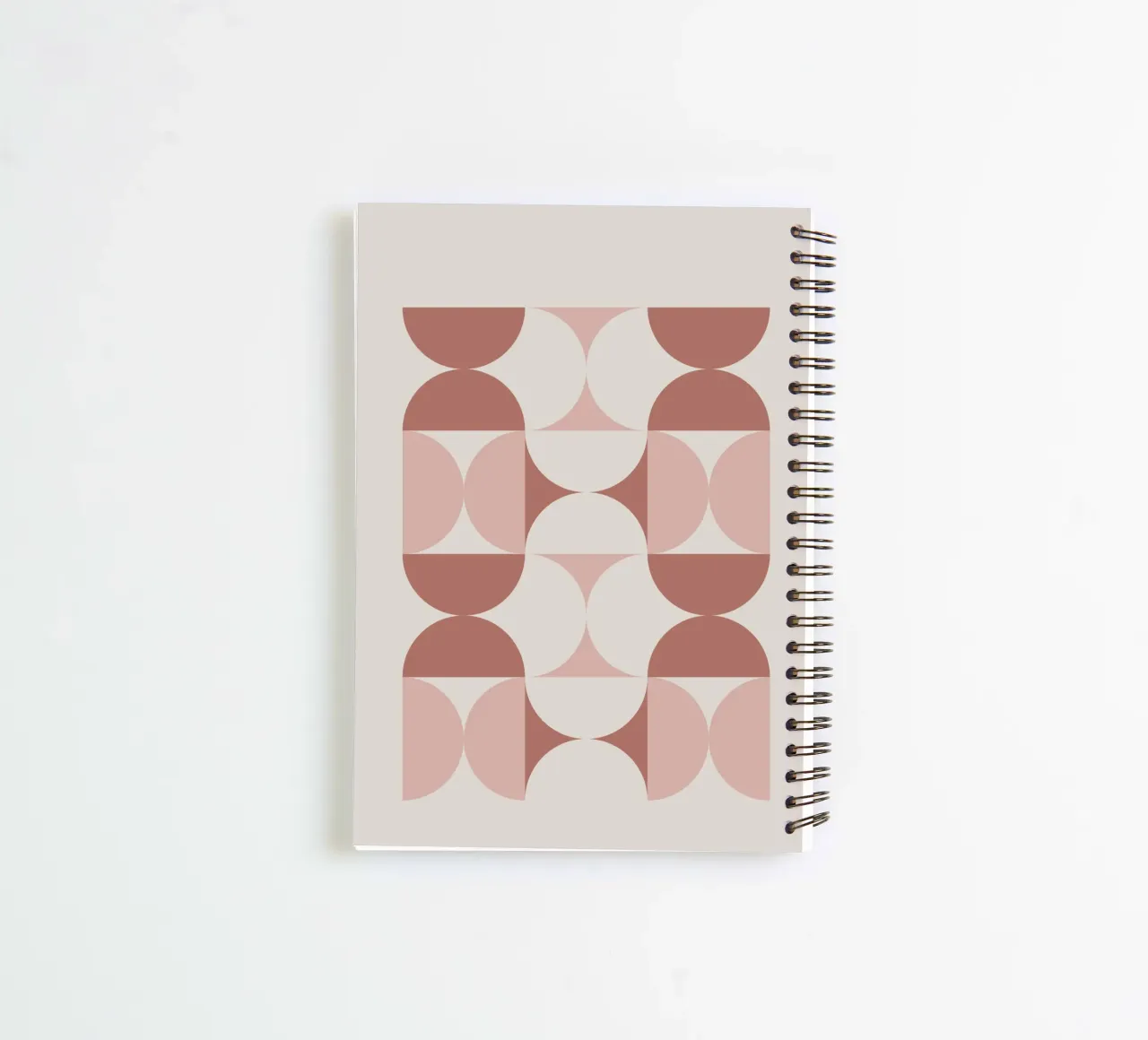 minimalist abstract art spiral notebook by ramosashop