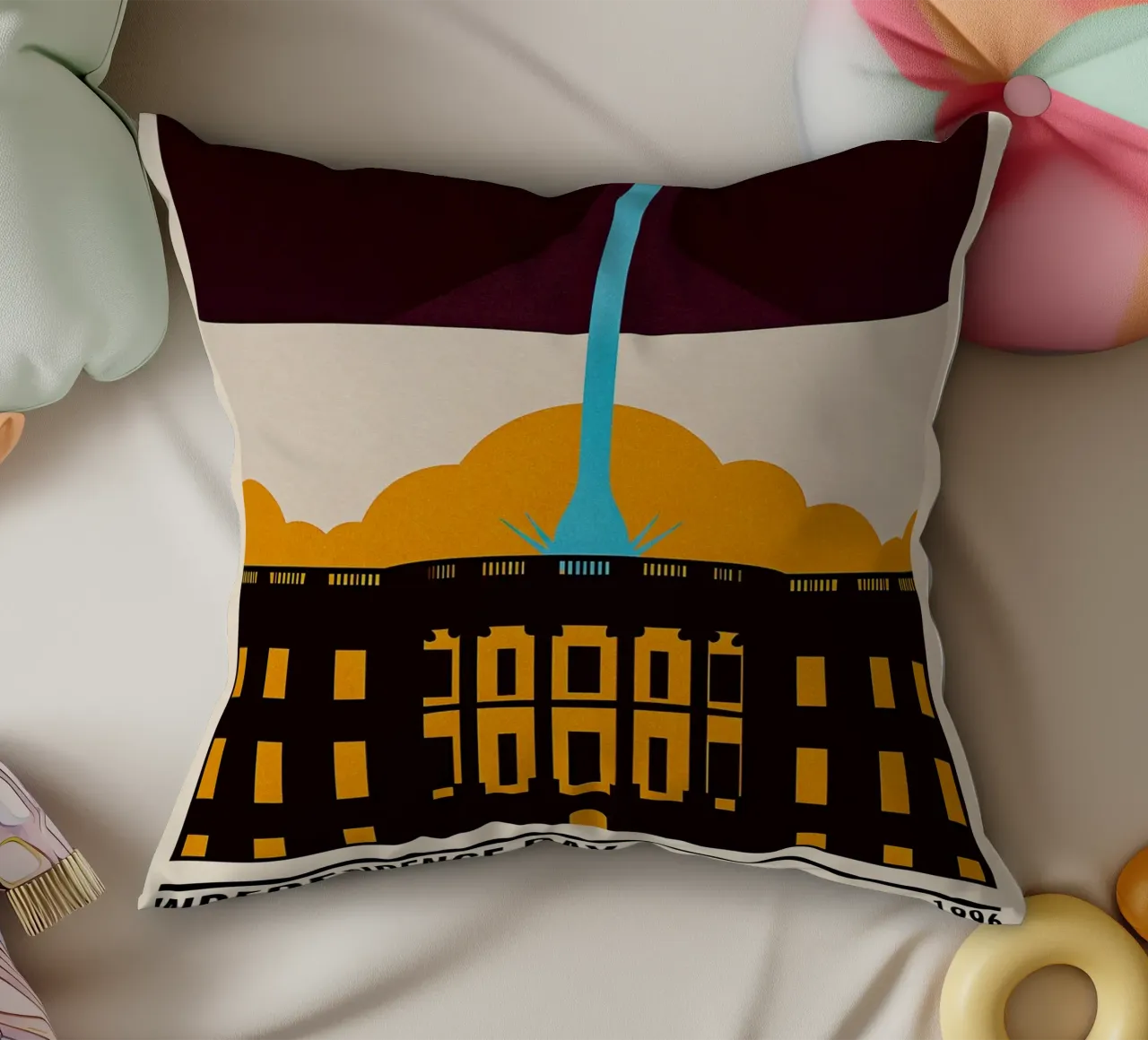 Independence Day cuscino da TheArtstudio