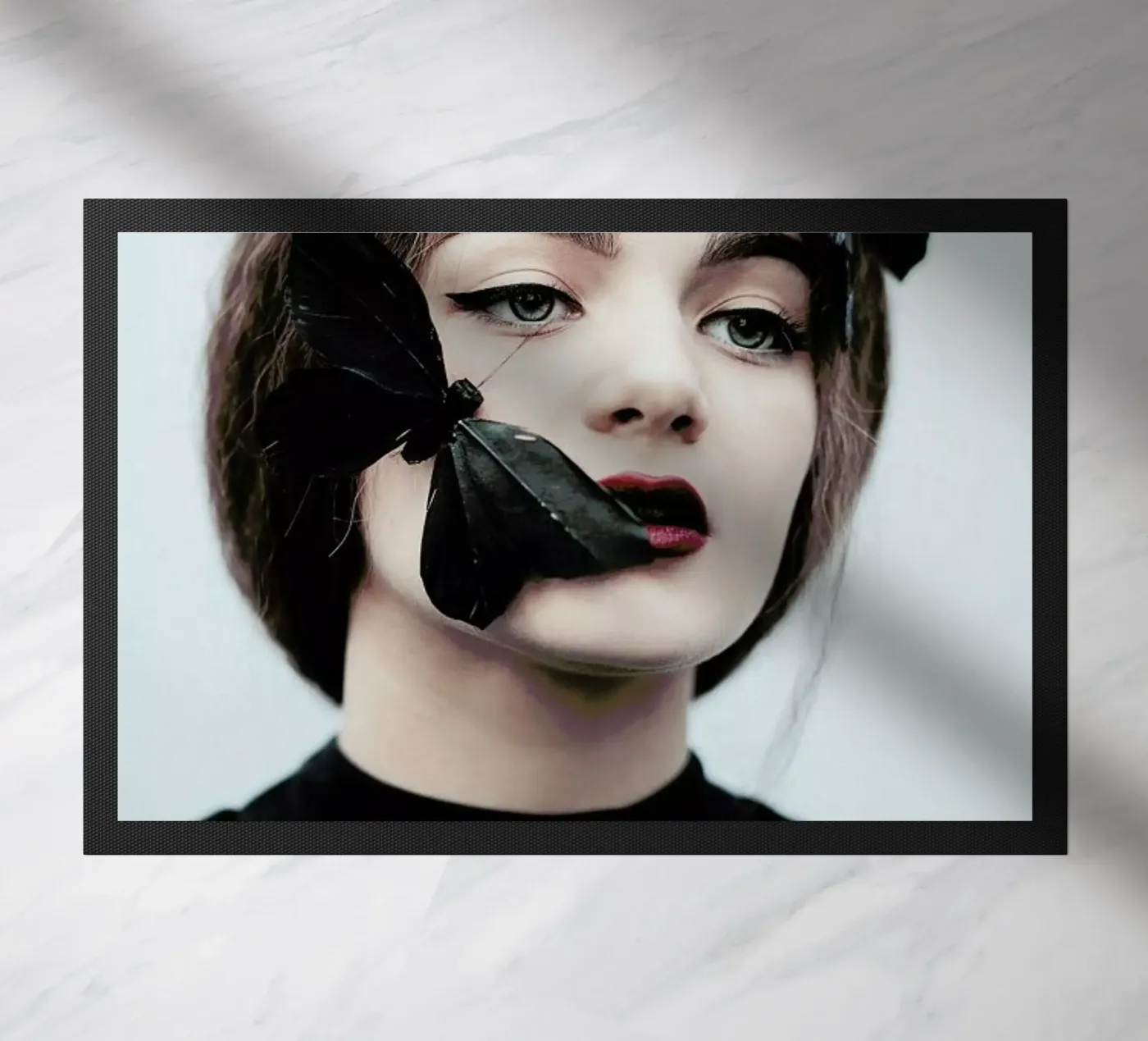 Butterfly doormat by Jovana Rikalo