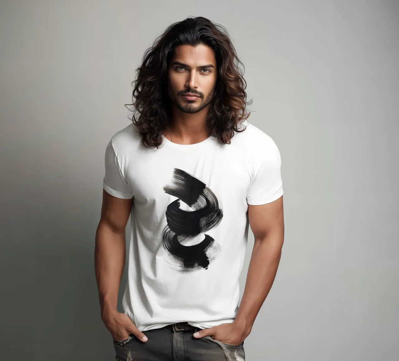 Swirl t-shirt da Art Unleashed