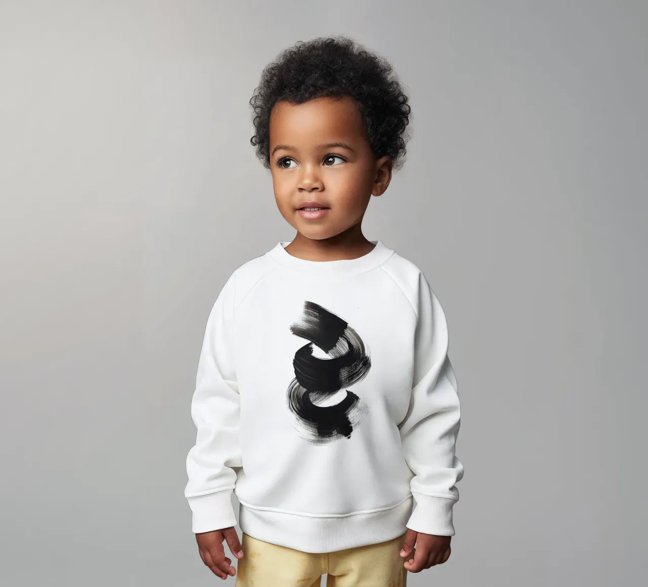 Swirl baby sweatshirt by Art Unleashed