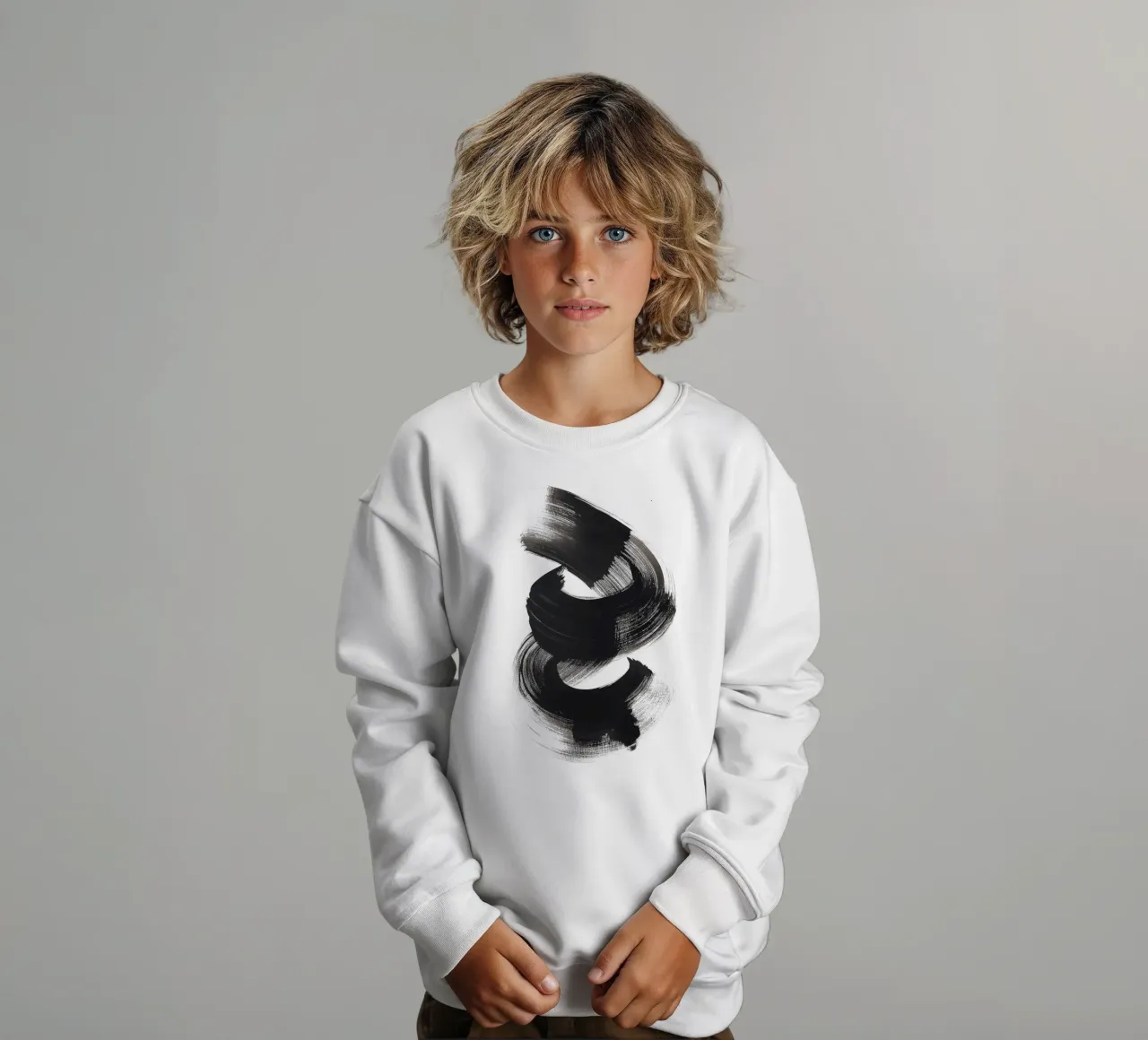 Swirl felpa bambino da Art Unleashed