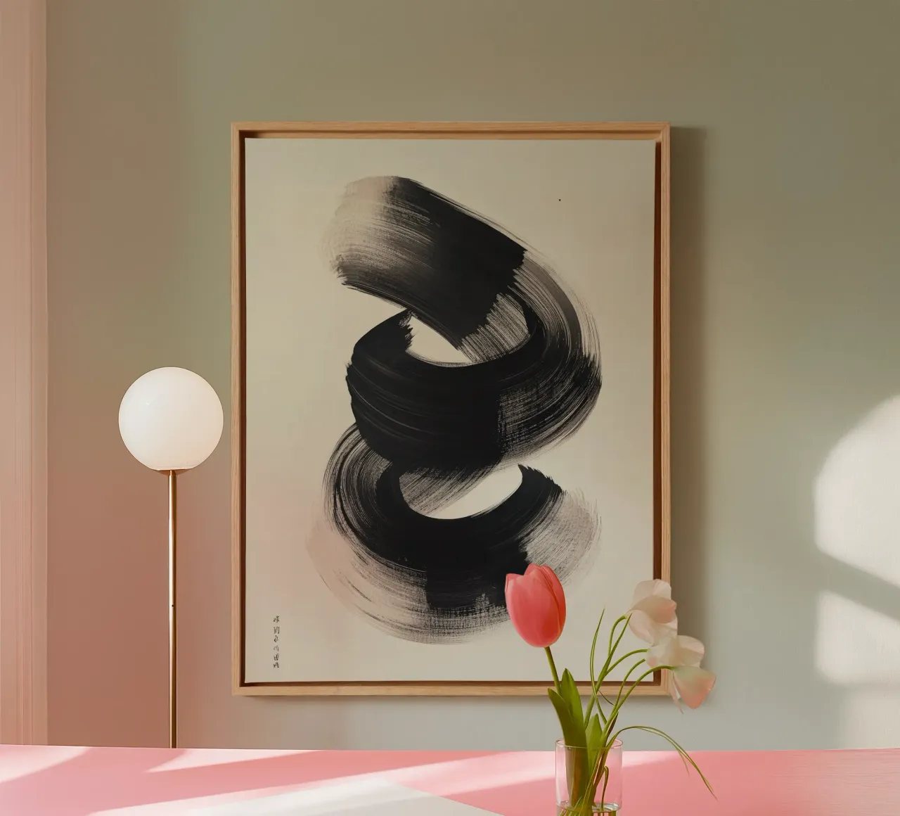 Swirl tela con Cornice a cassetta da Art Unleashed