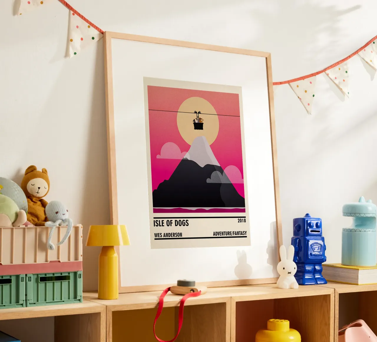 Isle of Dogs poster con telaio in plastica da TheArtstudio