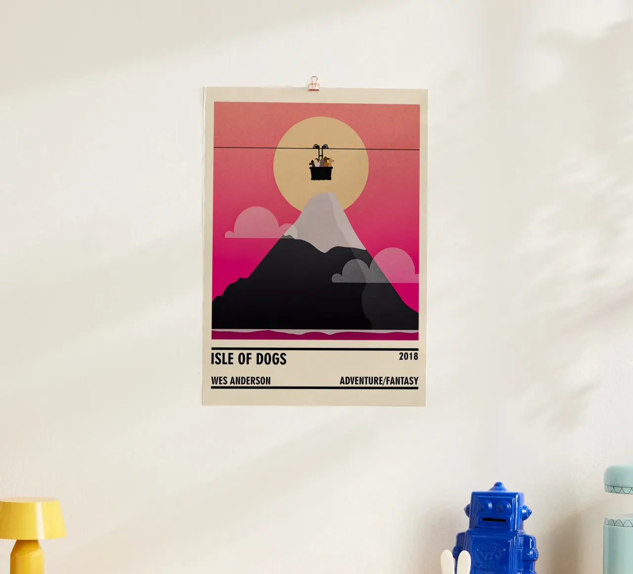 Isle of Dogs poster con telaio in plastica da TheArtstudio