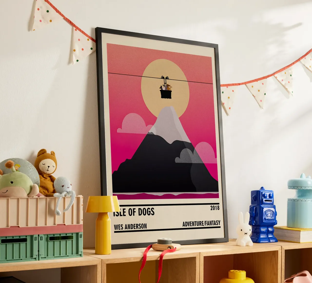 Isle of Dogs poster con telaio in plastica da TheArtstudio