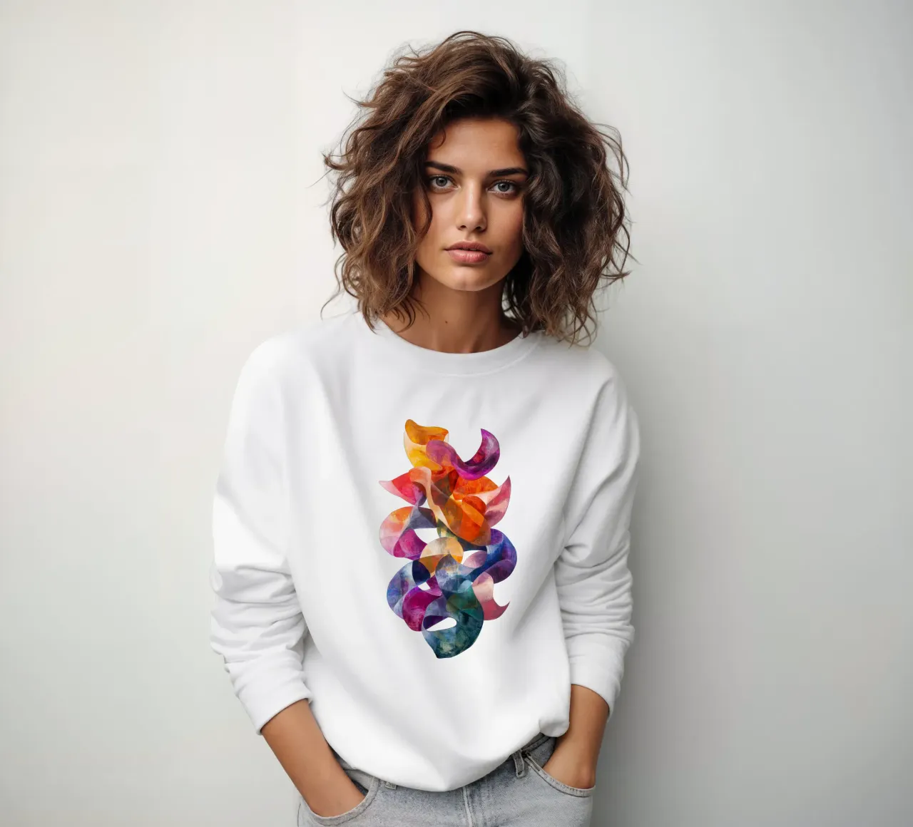 Modern 2 sweatshirt by Art Unleashed