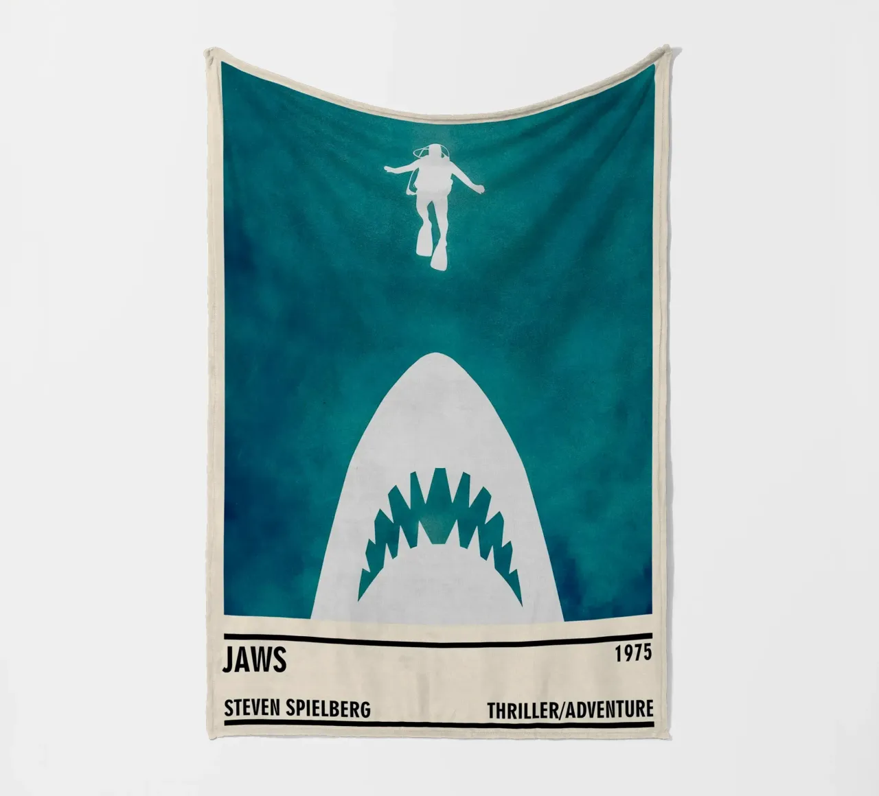 Jaws coperta in pile da TheArtstudio