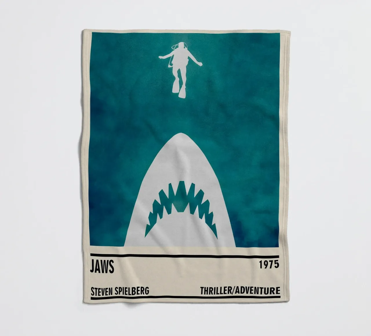 Jaws coperta in pile da TheArtstudio