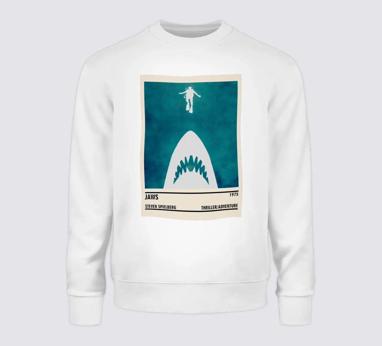 Jaws sweatshirt by TheArtstudio