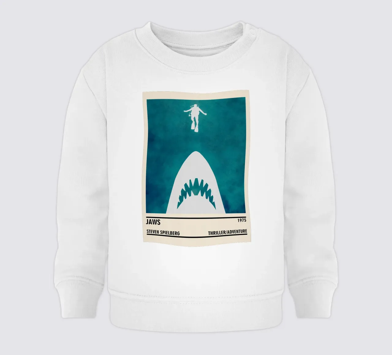 Jaws felpa neonato da TheArtstudio