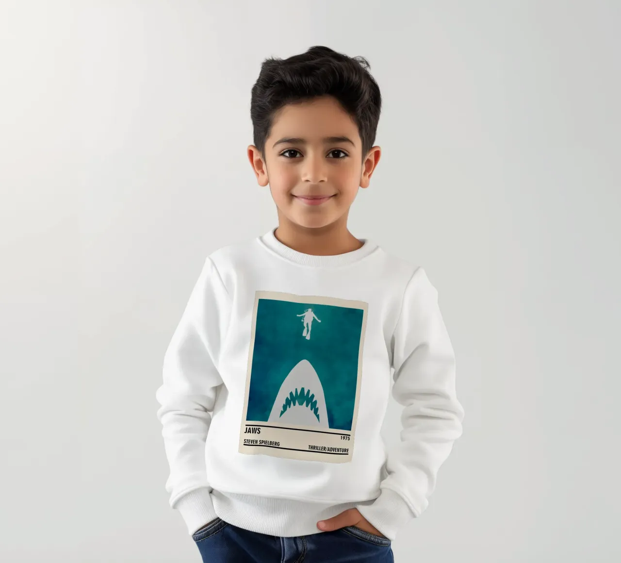 Jaws felpa bambino da TheArtstudio