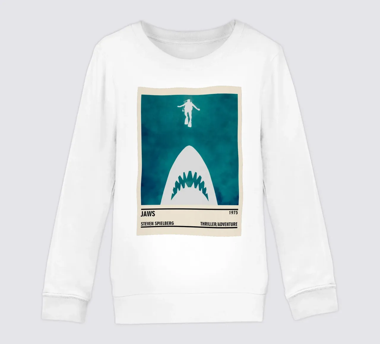 Jaws felpa bambino da TheArtstudio