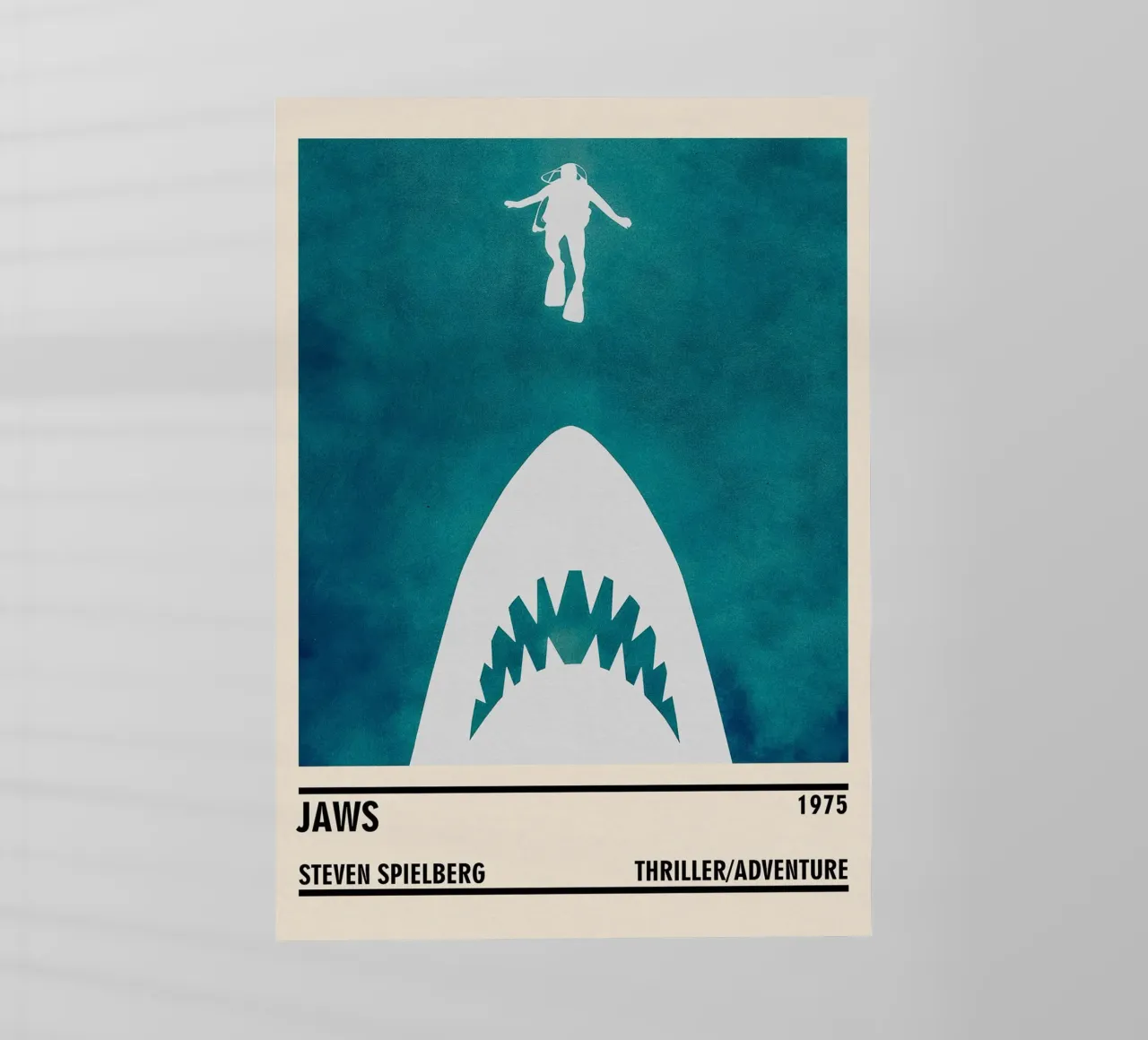 Jaws Backlit Folie von TheArtstudio