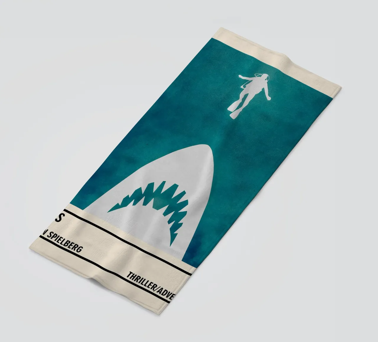 Jaws toalla de playa de TheArtstudio