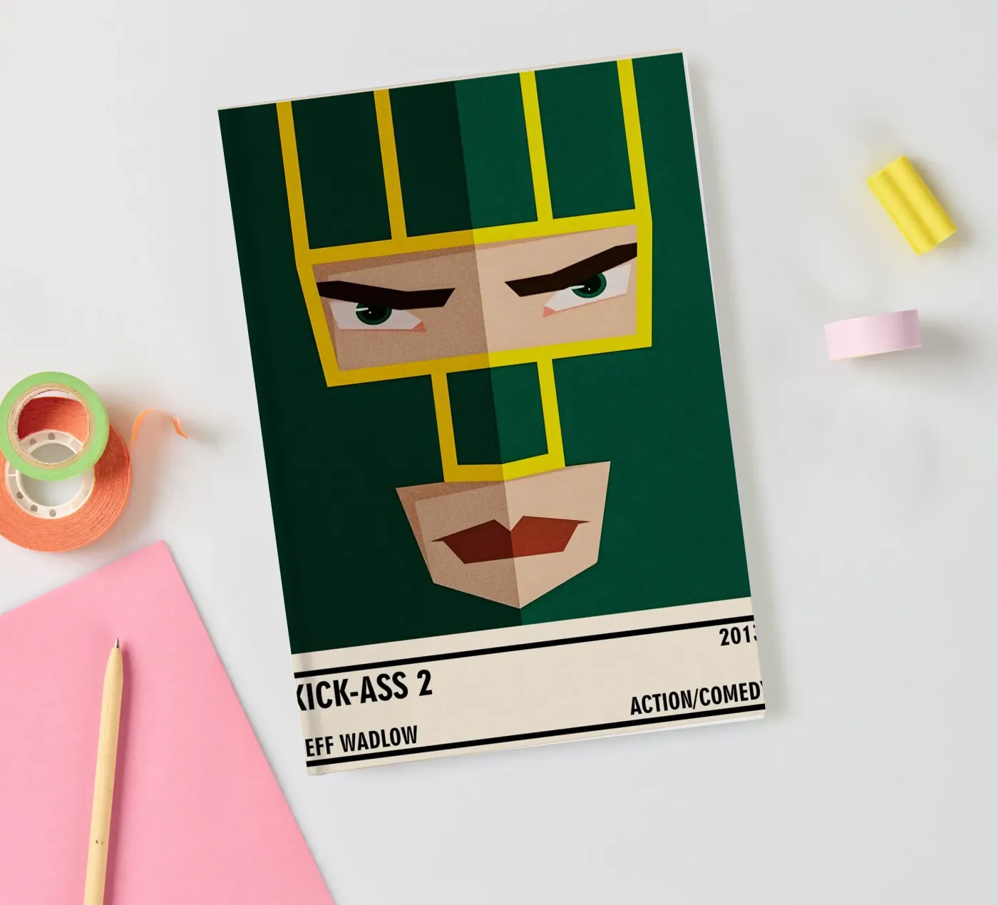 Kick-Ass 2 notebook by TheArtstudio