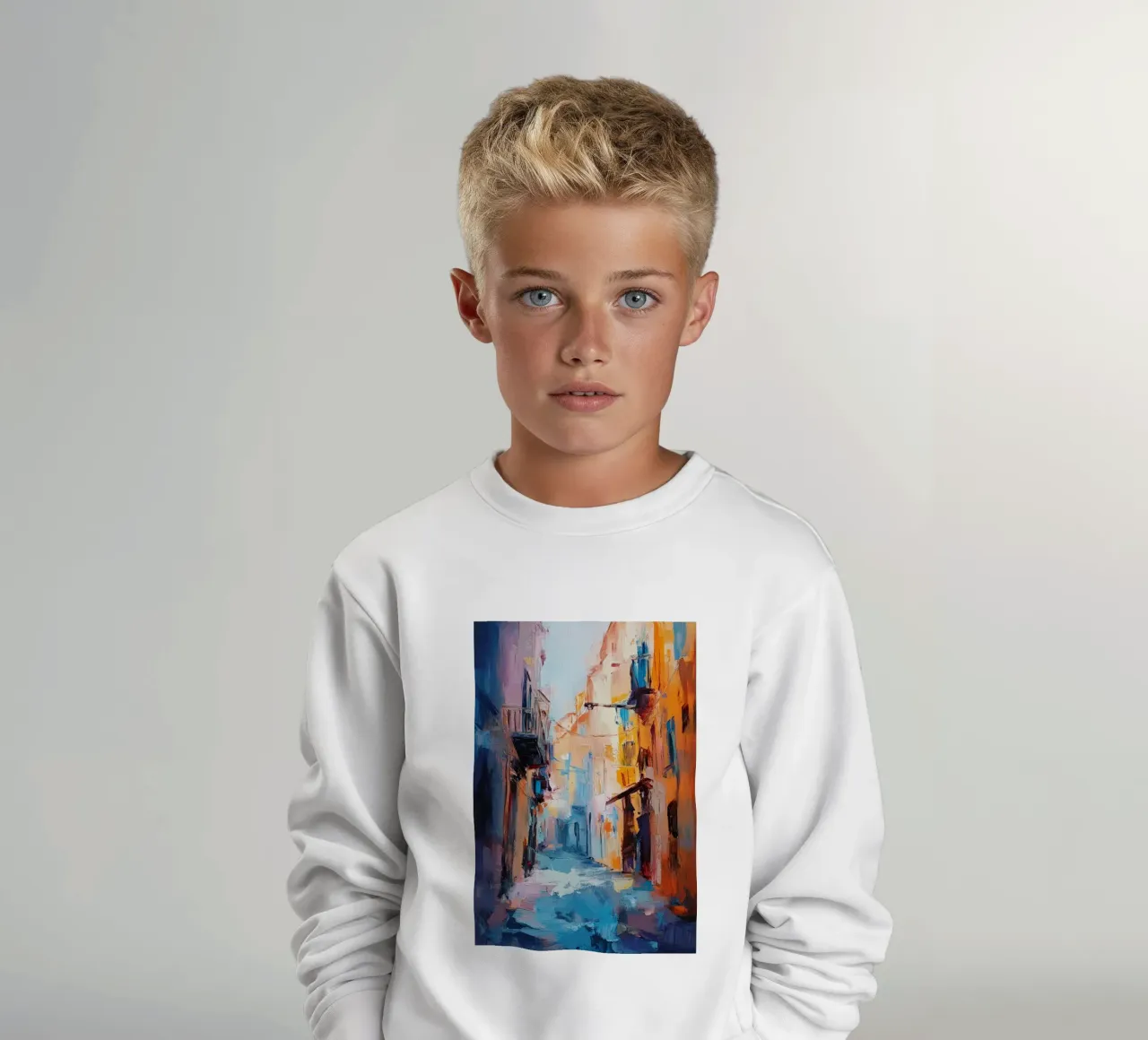 Alley felpa bambino da Art Unleashed