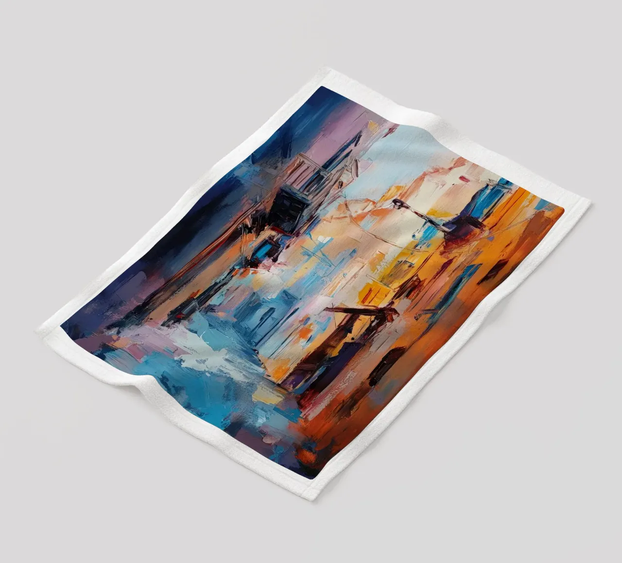 Alley fleece blanket by Art Unleashed