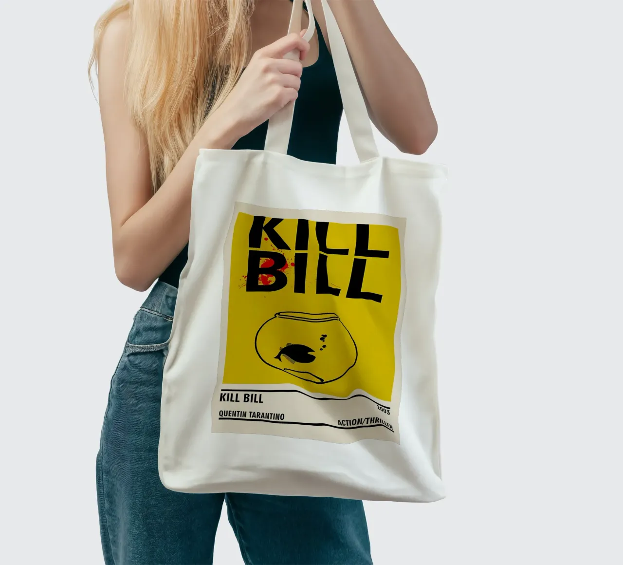 Kill Bill borsa in juta da TheArtstudio