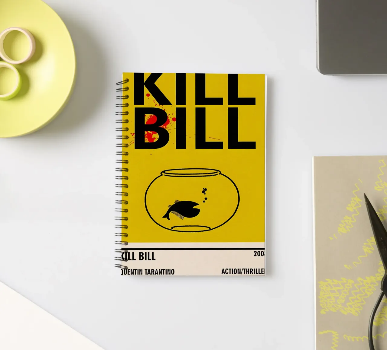 Kill Bill spiral notebook by TheArtstudio