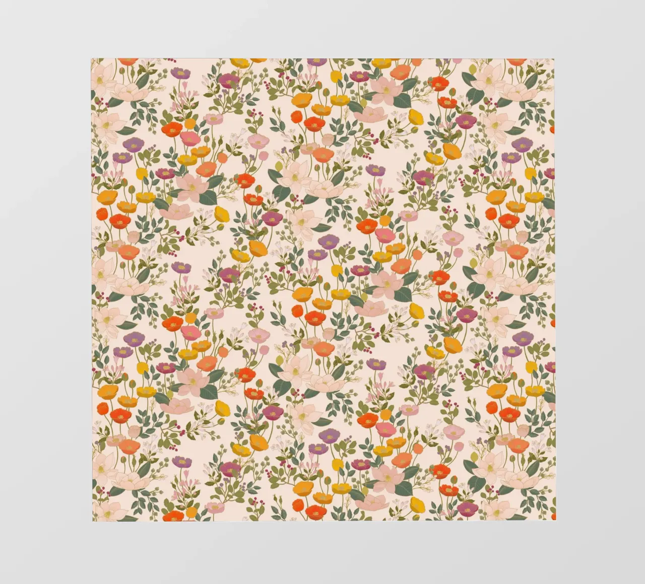 Cecilia Mok - Cloisonne botanica telo in pvc da The Artcircle