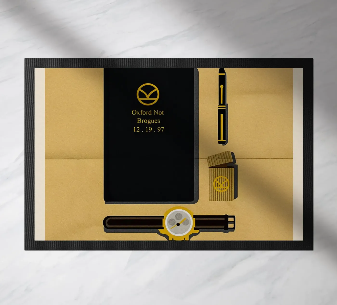 Kingsman deurmat van TheArtstudio