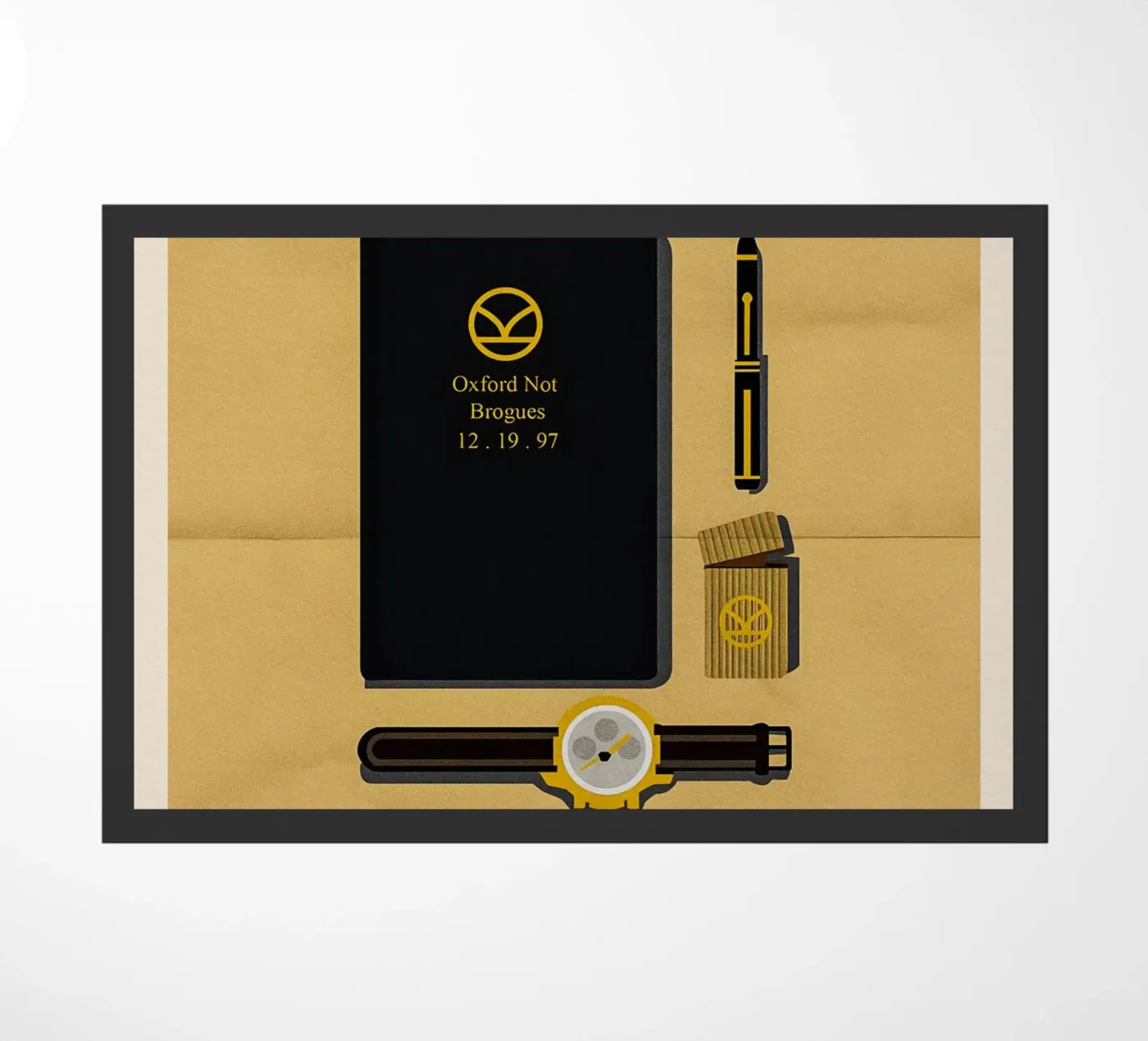 Kingsman deurmat van TheArtstudio