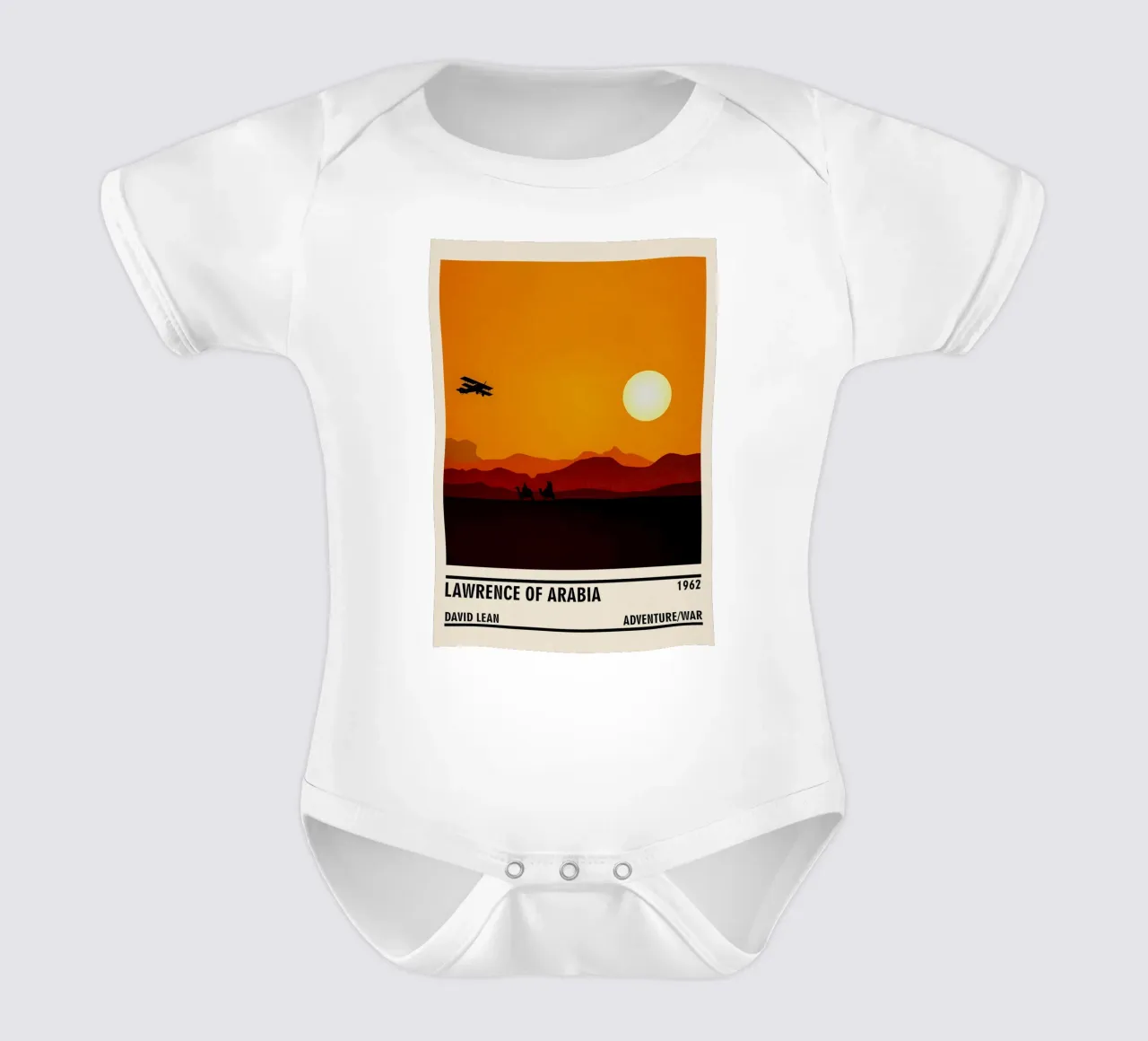 Lawrence of Arabia body neonato maniche corte da TheArtstudio