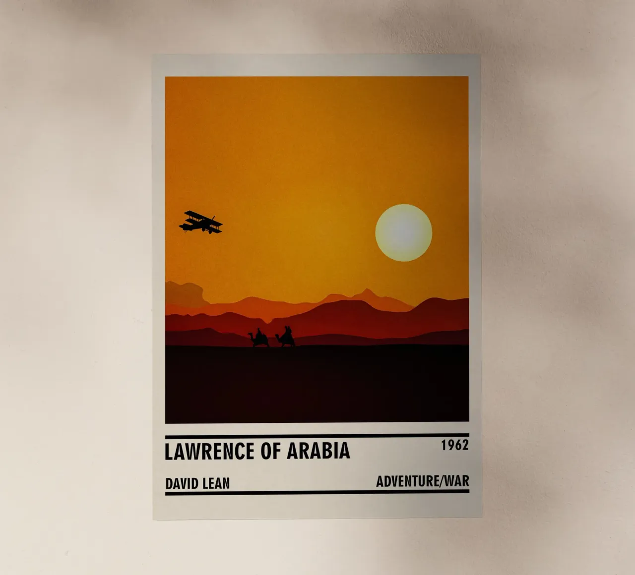 Lawrence of Arabia pellicola backlit da TheArtstudio