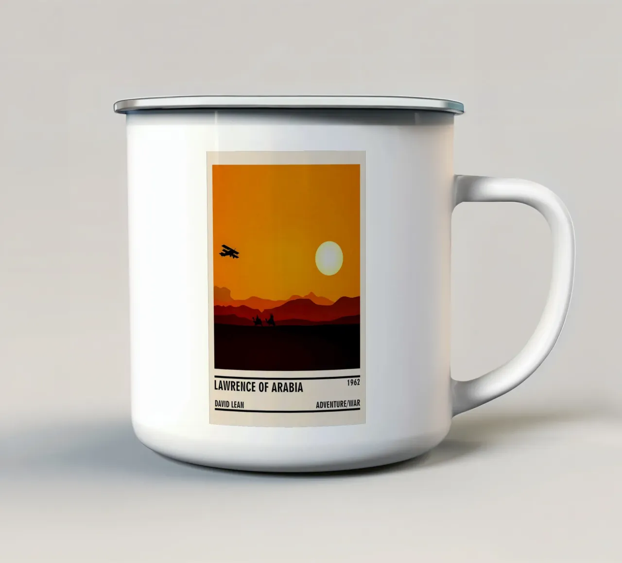 Lawrence of Arabia tazza in smalto da TheArtstudio