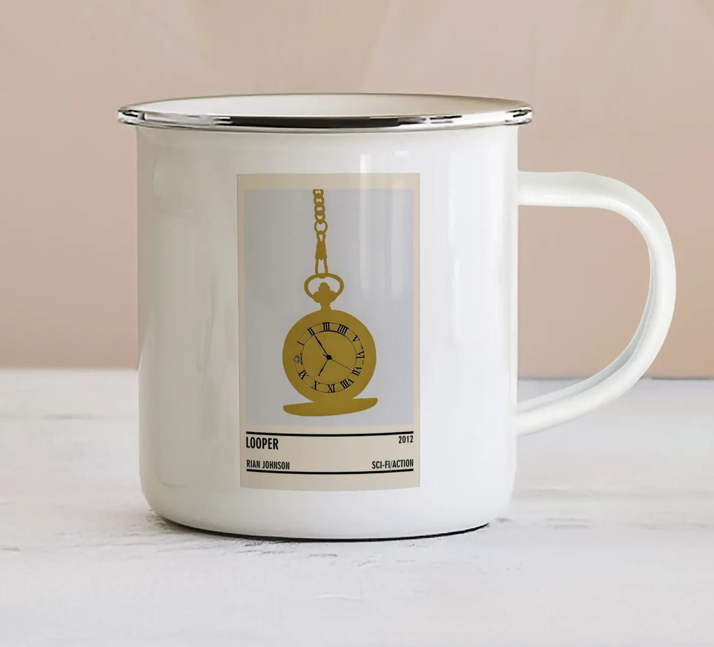 Looper enamel mug by TheArtstudio