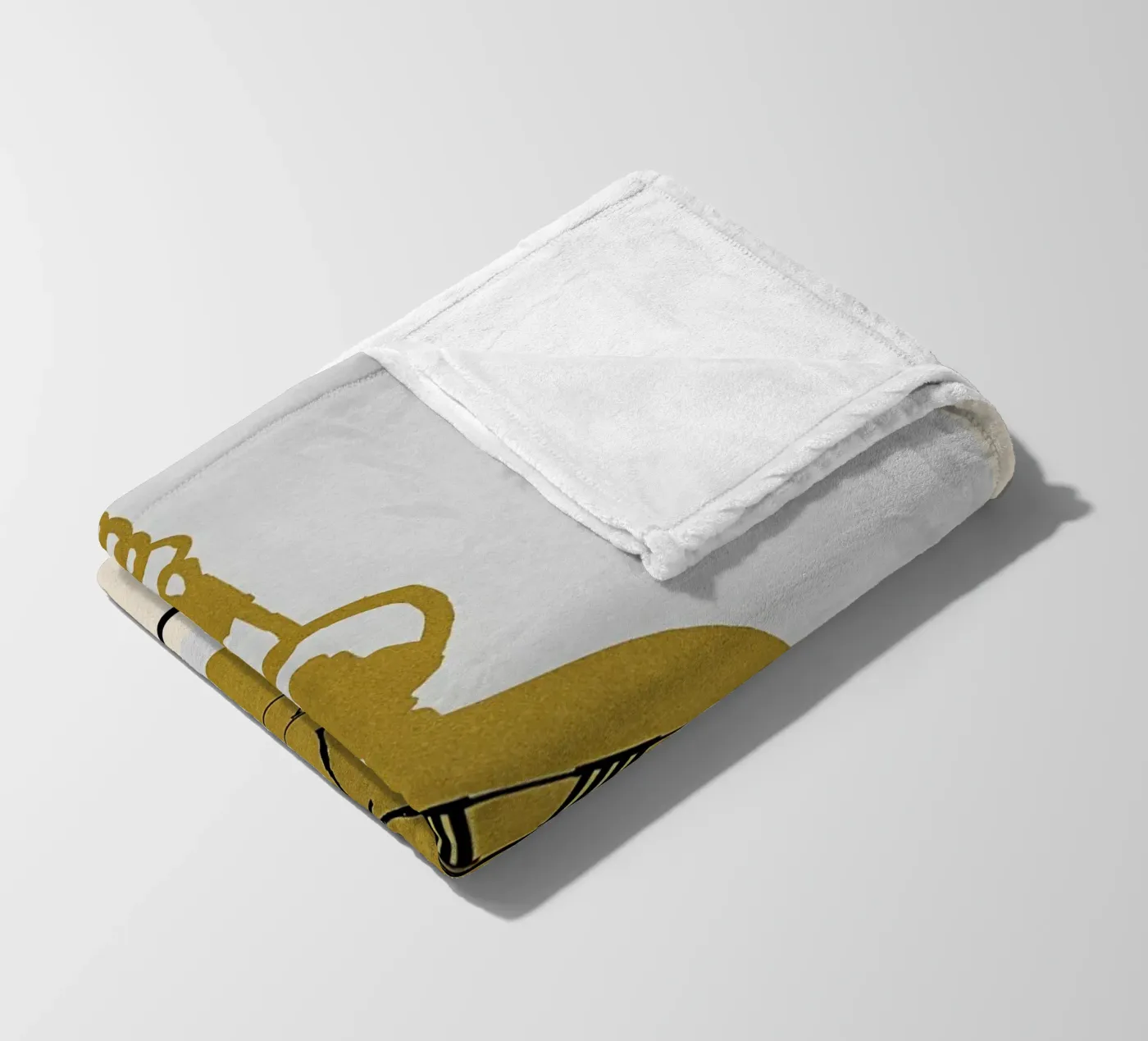 Looper fleece blanket by TheArtstudio