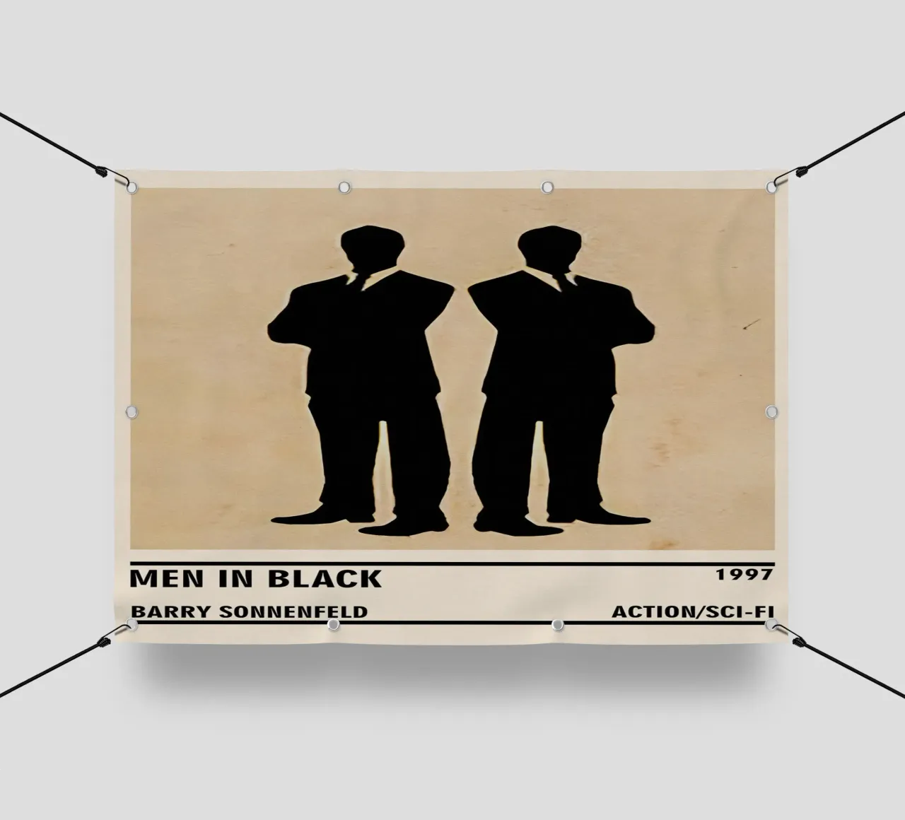 Men in Black telo in pvc da TheArtstudio