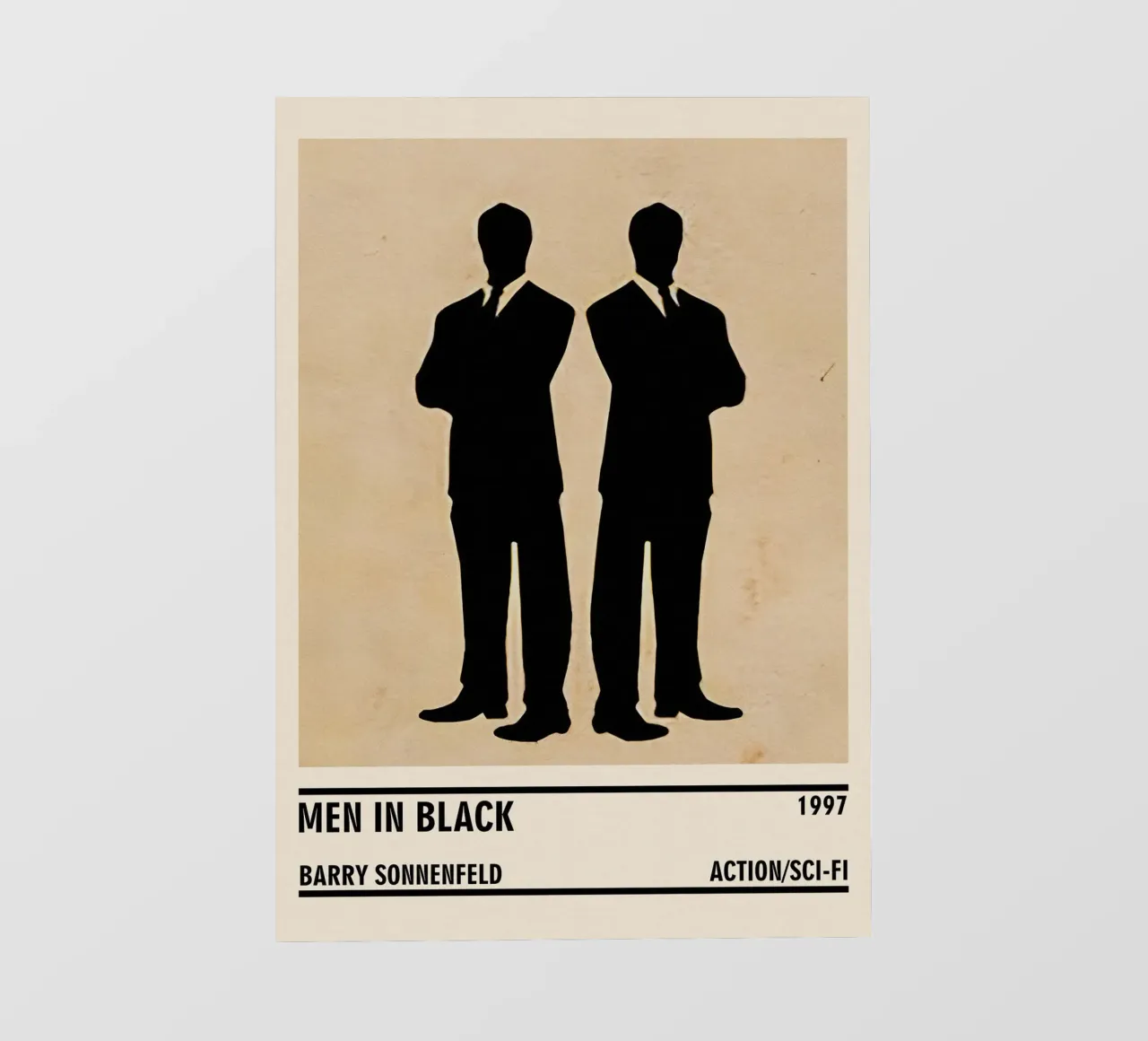 Men in Black telo in pvc da TheArtstudio